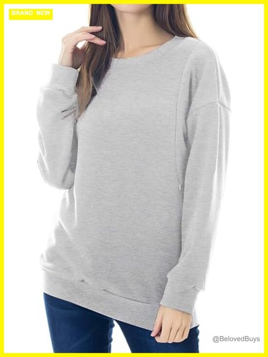 Tops - Fleece Maternity Nursing Sweatshirt Long Sleeve Breastfeeding Zip